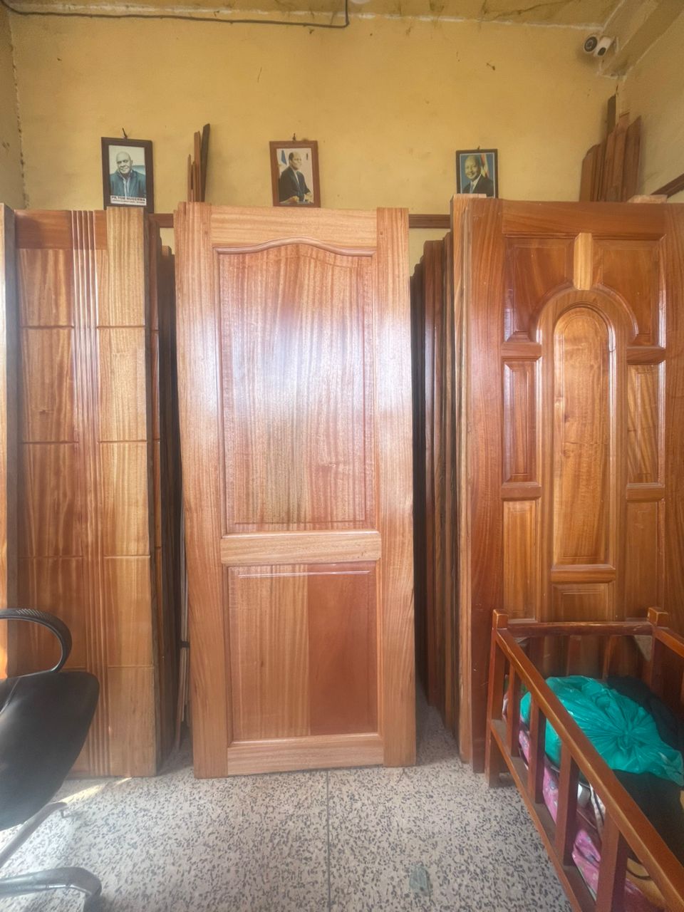 Solid mahogany doors