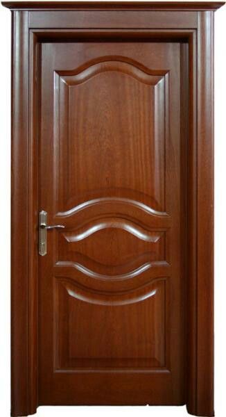 Carved mahogany door