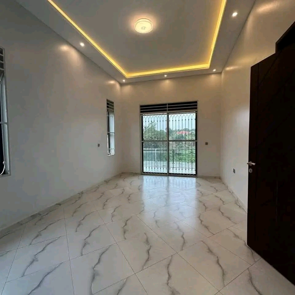Bedroom with cove lighting